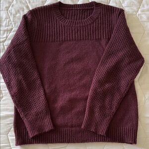 Burgundy Sweater size M